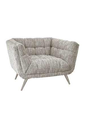 Gray Tufted Lounge Armchair | Richmond Interiors Huxley | Oroa.com