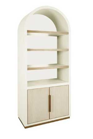 White Arched Display Cabinet | Richmond Interiors Tivoli | Oroa.com