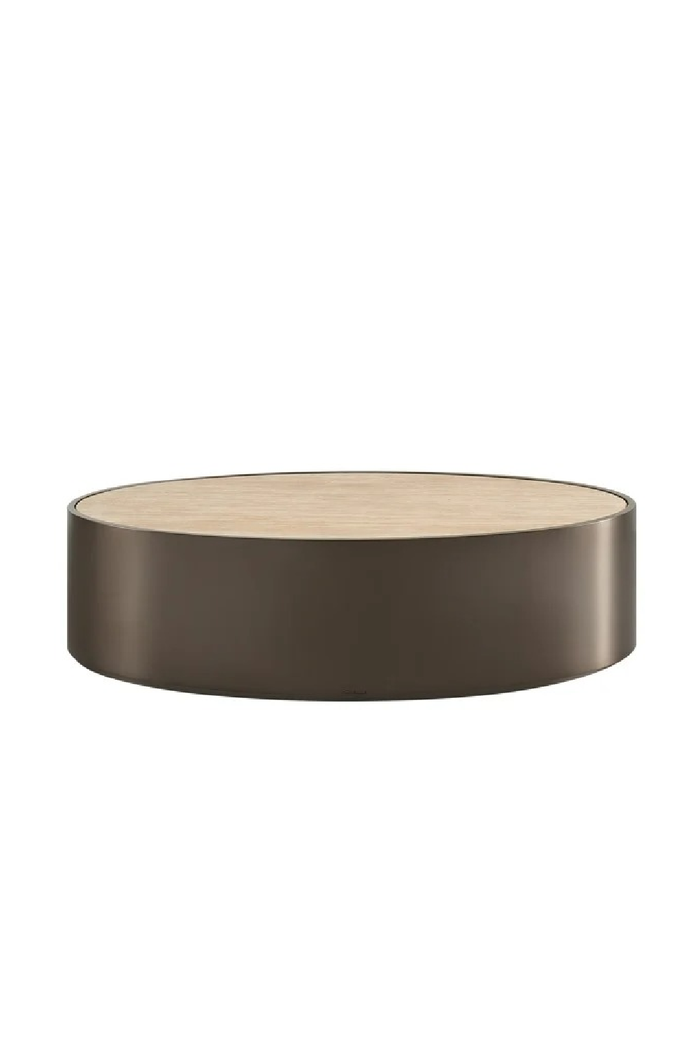 Bronze Framed Round Coffee Table | Richmond Interiors Bonanza | Oroa.com