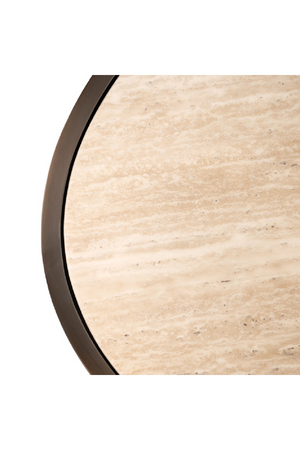 Bronze Framed Round Coffee Table | Richmond Interiors Bonanza | Oroa.com