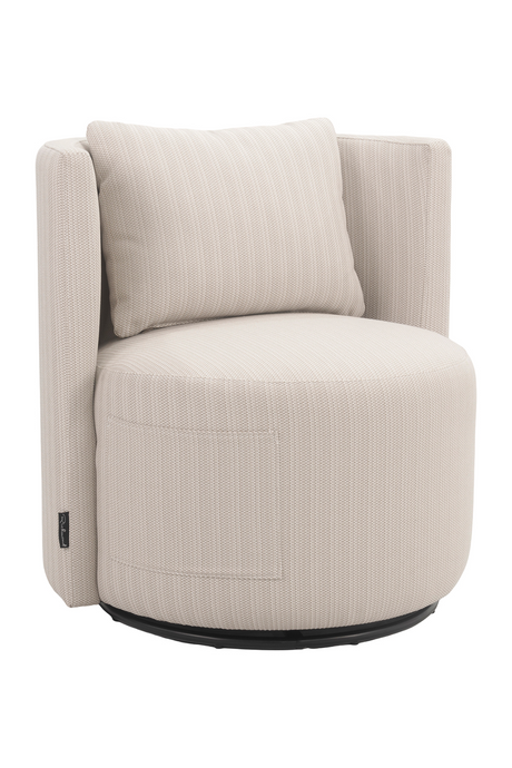 Beige Outdoor Swivel Dining Chair | Richmond Interiors Marlin | Oroa.com