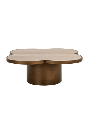 Travertine Ceramic Coffee Table | Richmond Interiors Clover | Oroa.com