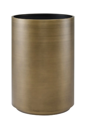 Gold Cylindrical Planter | Richmond Interiors Dira | Oroa.com
