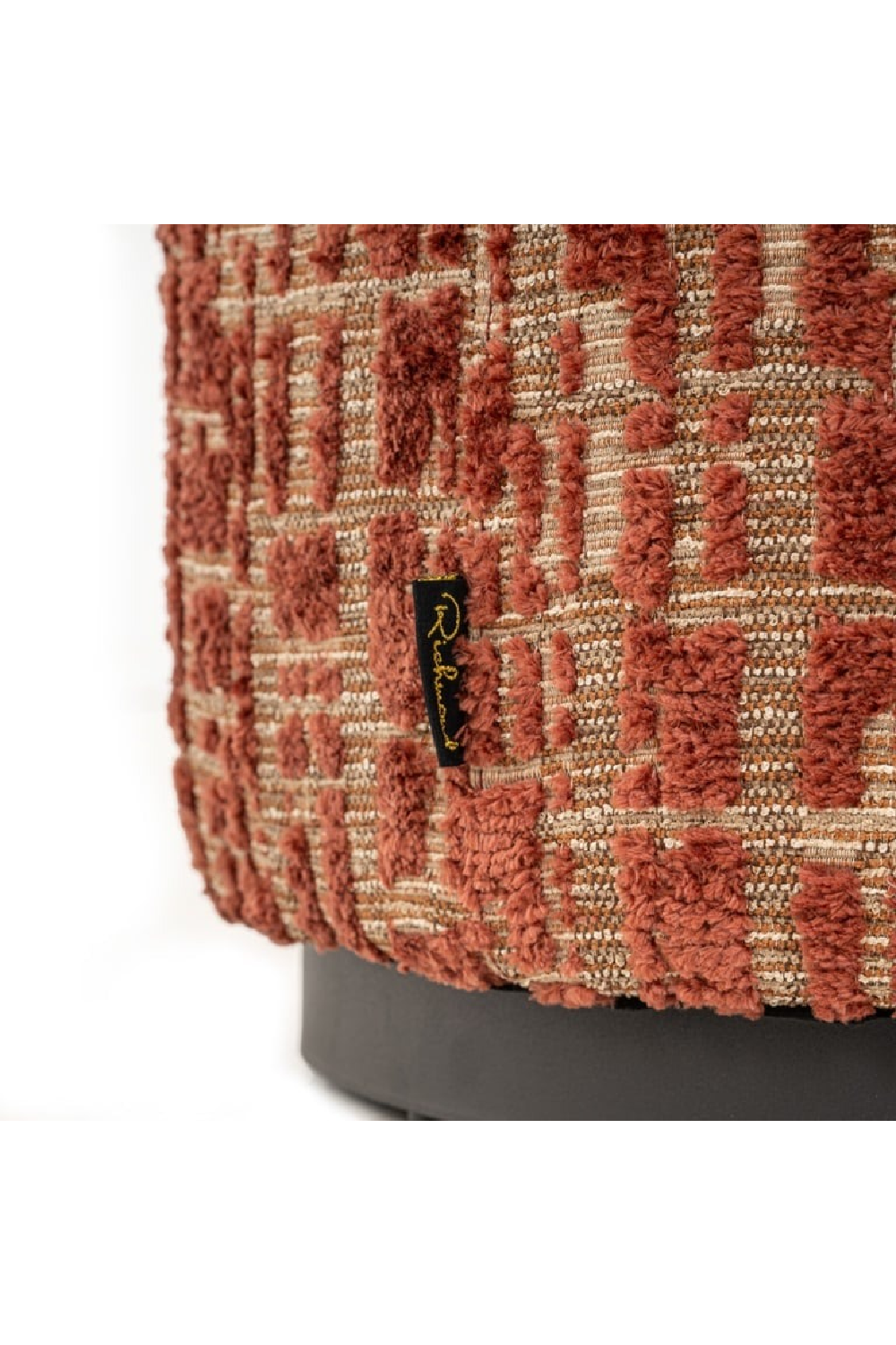 Cylindrical Upholstered Pouf S | Richmond Interiors Lexie | Oroa.com