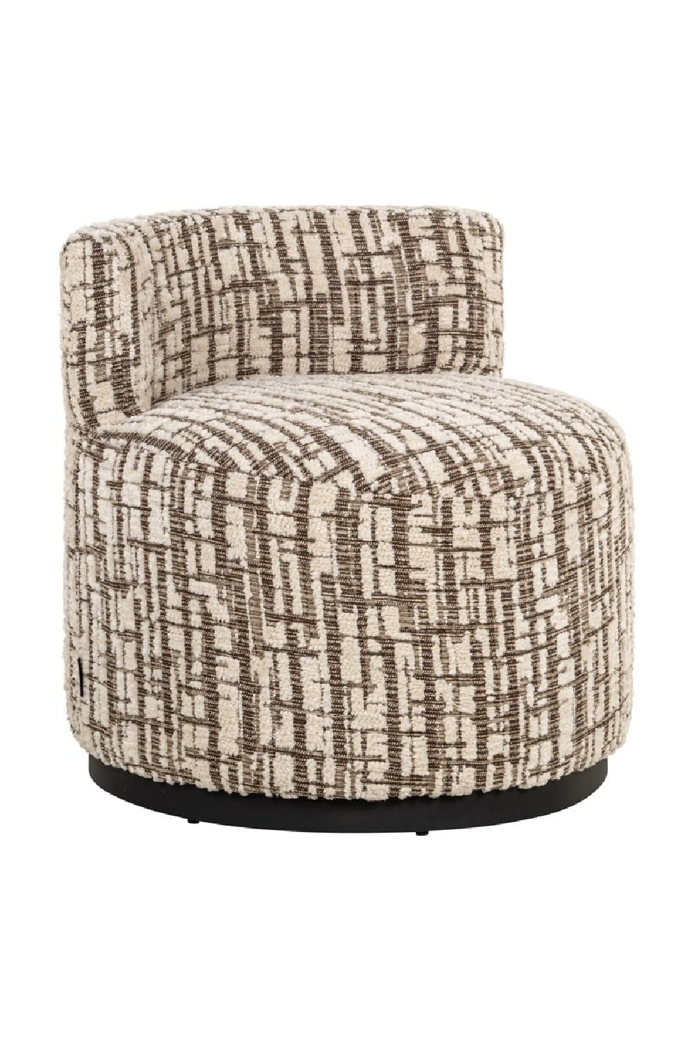 Cream Printed Accent Chair | Richmond Interiors Franny | Oroa.com
