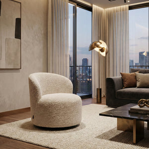 Cream Kid's Swivel Chair | Richmond Interiors Jackie