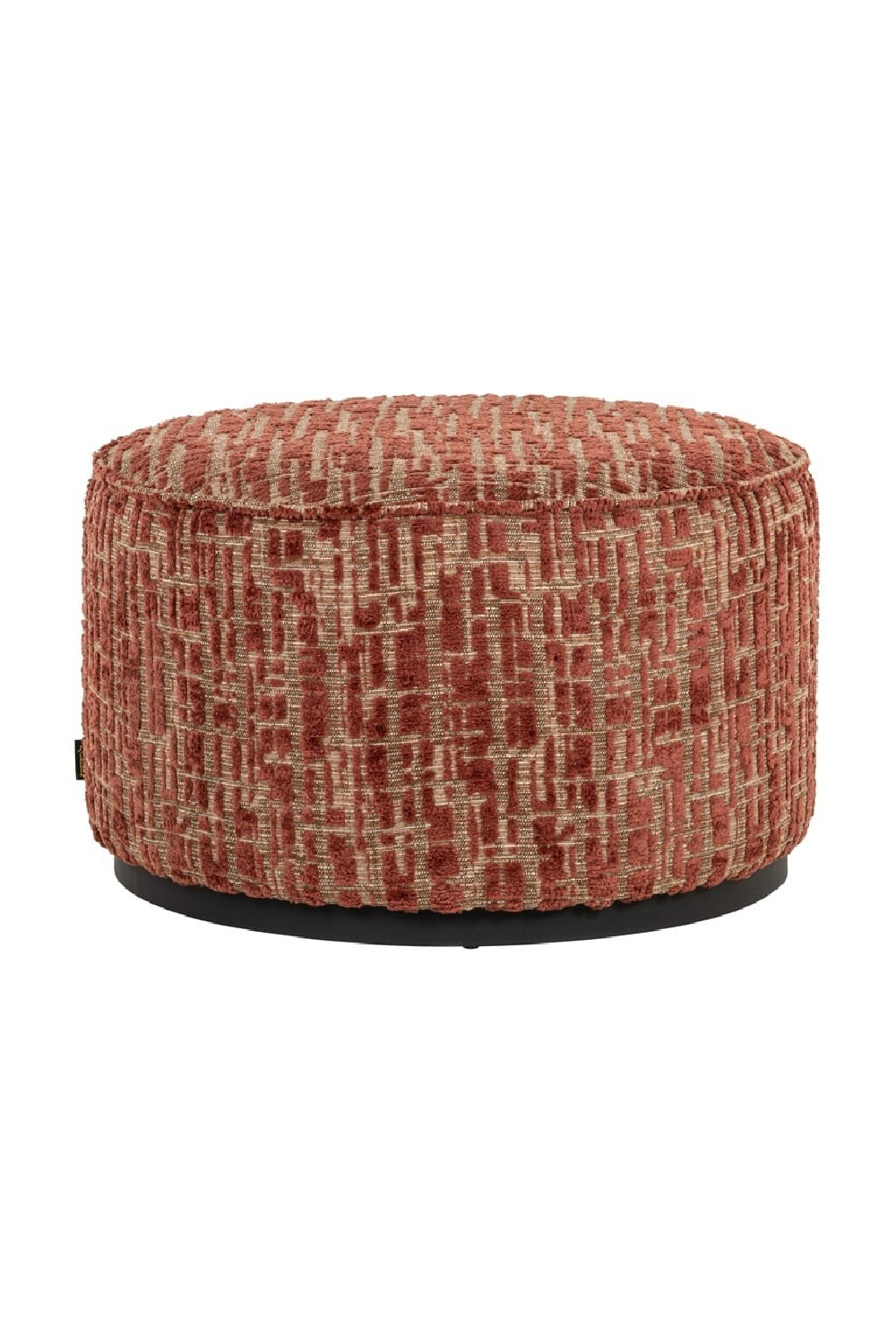 Cylindrical Upholstered Pouf L | Richmond Interiors Lexie | Oroa.com