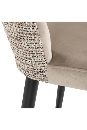 Khaki Cut-Out Bar Stool | Richmond Interiors Tabitha | Oroa.com