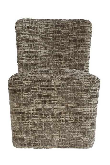 Gray Upholstered Wheeled Chair | Richmond Interiors Lorain | Oroa.com