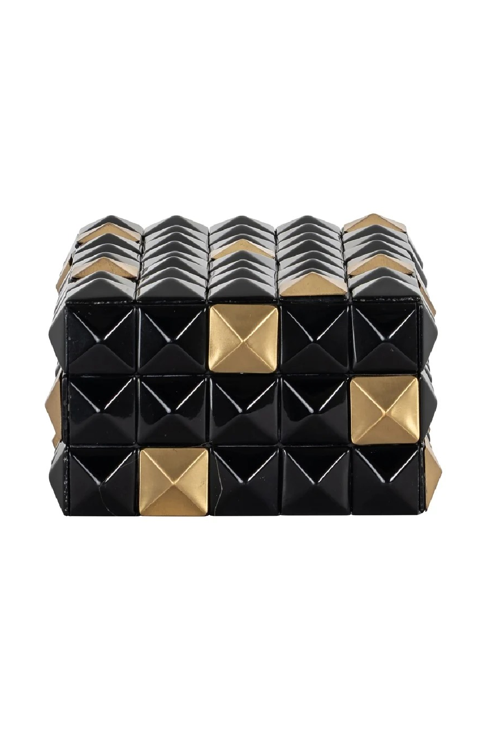 Faceted Black Storage Box | Richmond Interiors Velicia | Oroa.com