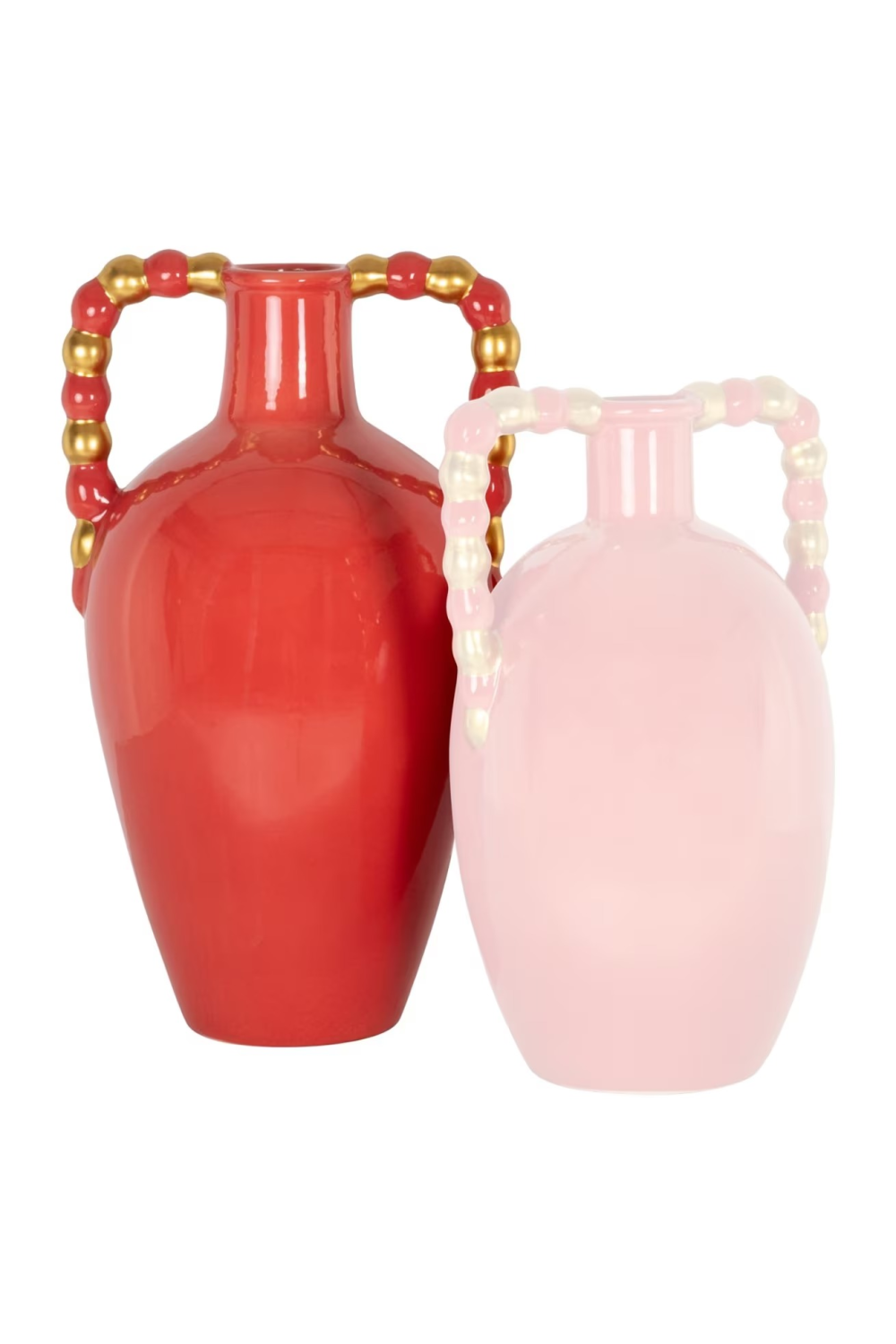 Orange Stoneware Vase | Richmond Interiors Davita | Oroa.com