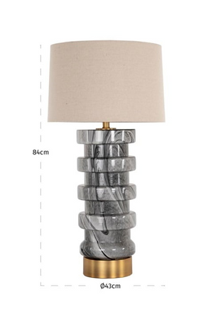 Iron Base Table Lamp | Richmond Interiors Jaylee | Oroa.com