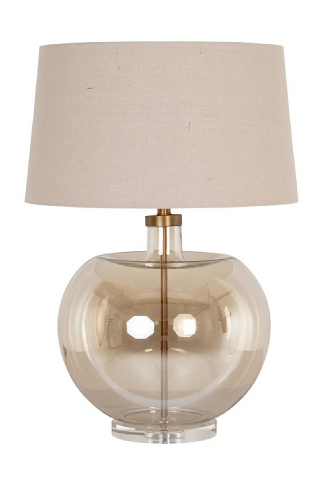 Amber Glass Table Lamp | Richmond Interiors Jazzy | Oroa.com