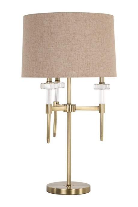 Brushed Gold Table Lamp | Richmond Interiors Josie | Oroa.com