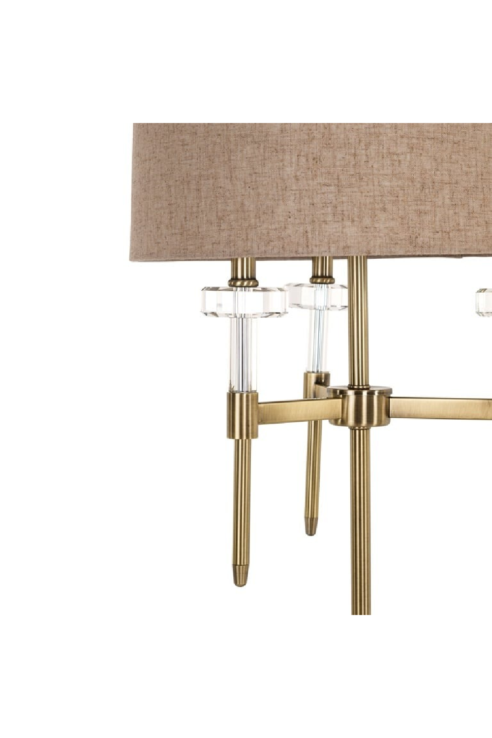 Brushed Gold Table Lamp | Richmond Interiors Josie | Oroa.com