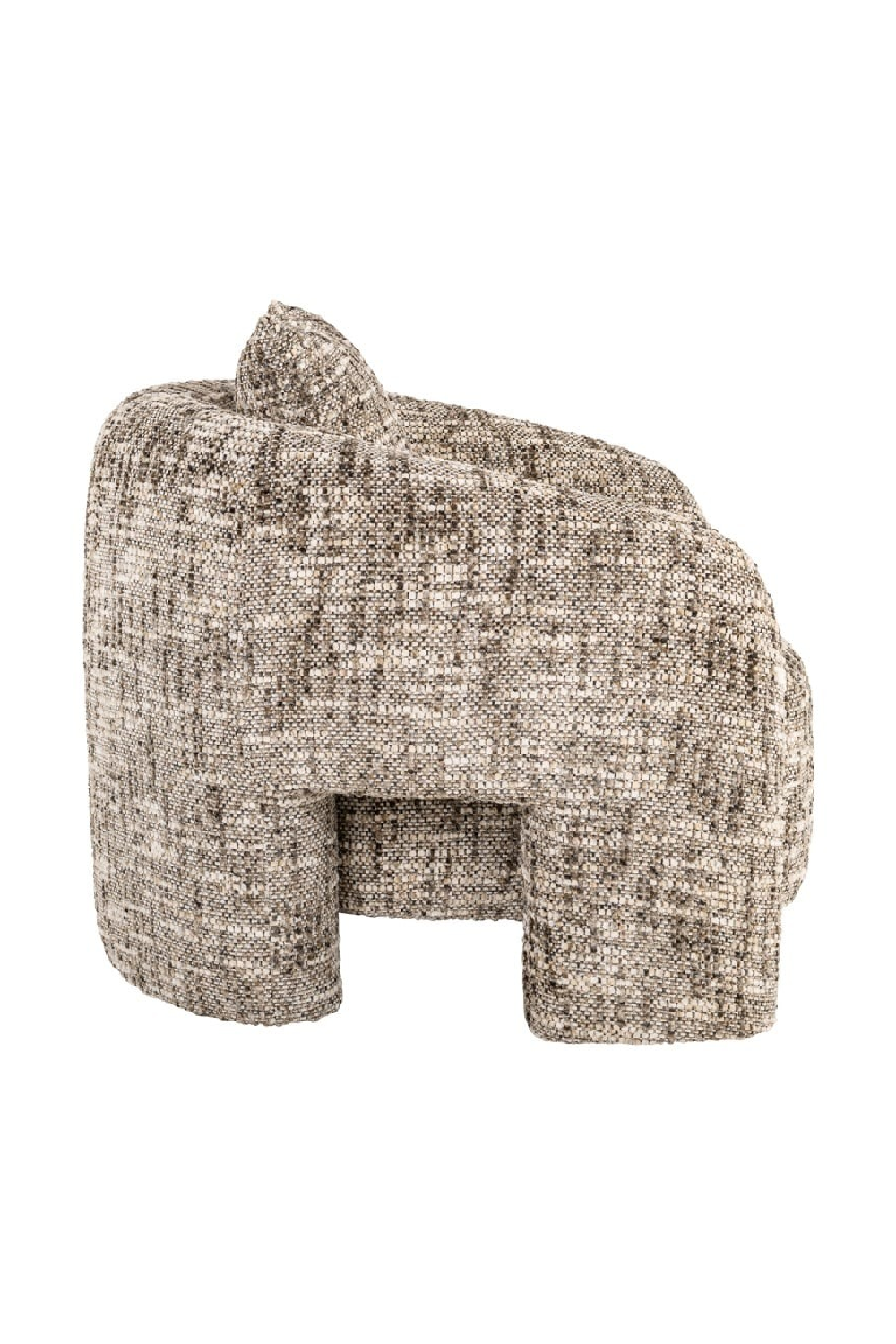 Brown Curved Back Lounge Chair | Richmond Interiors Tuscany | Oroa.com