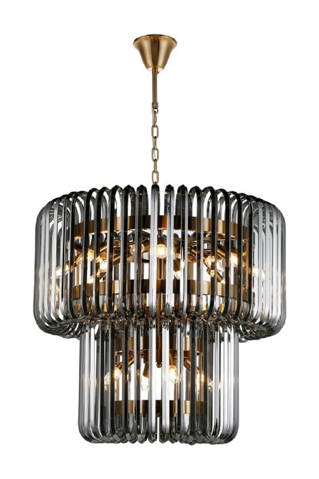 Smoked Glass Chandelier | Richmond Interiors Bryon | Oroa.com