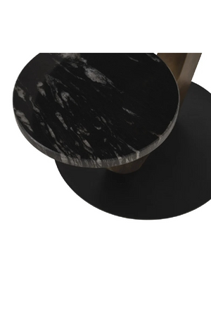 Brushed Gold Base End Table | Richmond Interiors Sia | Oroa.com