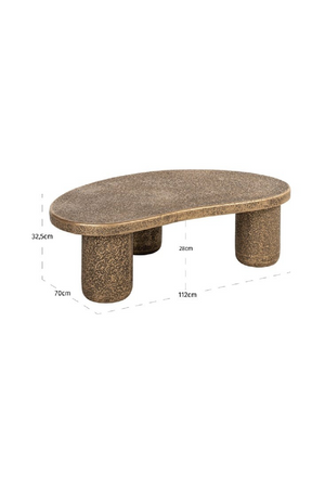 Textured Bronze Coffee Table | Richmond Interiors Kenobi | Oroa.com