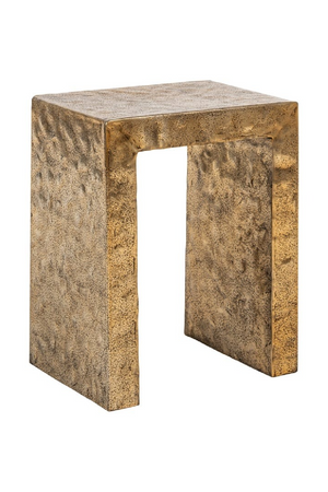 Gold Aluminum End Table | Richmond Interiors Novan | Oroa.com