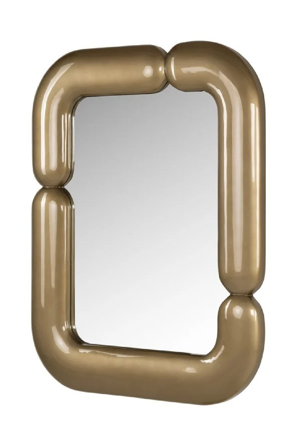 Glossy Gold Mirror | Richmond Interiors Aubry | Oroa.com