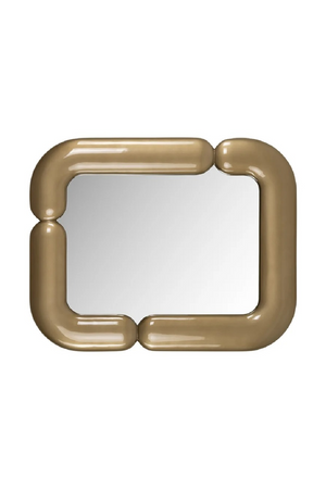 Glossy Gold Mirror | Richmond Interiors Aubry | Oroa.com