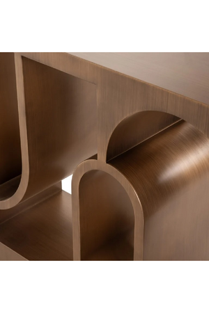 Brushed Gold Console Table | Richmond Interiors Lugano | Oroa.com