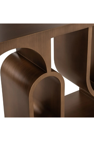 Brushed Gold Console Table | Richmond Interiors Lugano | Oroa.com