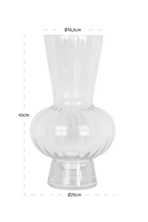 Long-Necked Glass Vase | Richmond Interiors Zaya | Oroa.com