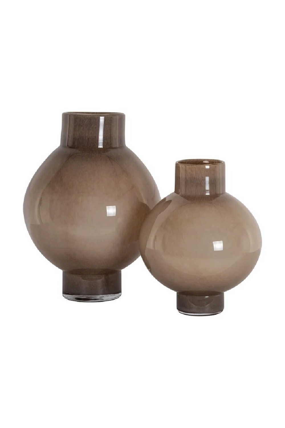 Round Brown Glass Vase | Richmond Interiors Celina | Oroatrade.com