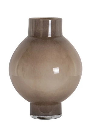 Round Brown Glass Vase | Richmond Interiors Celina | Oroatrade.com