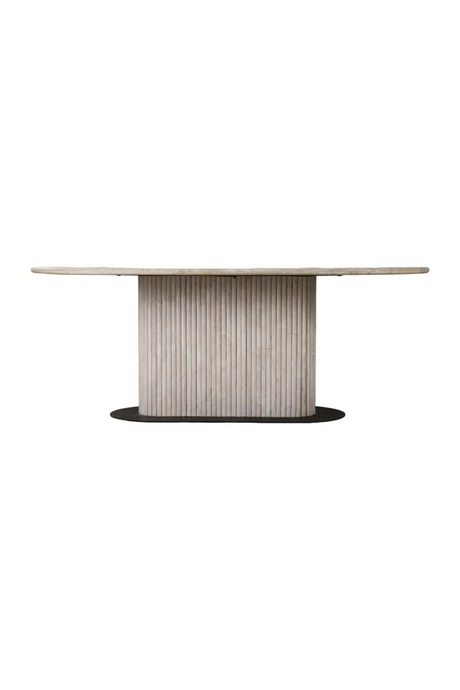 Beige Travertine Dining Table | Richmond Interiors La Cantera | Oroa.com