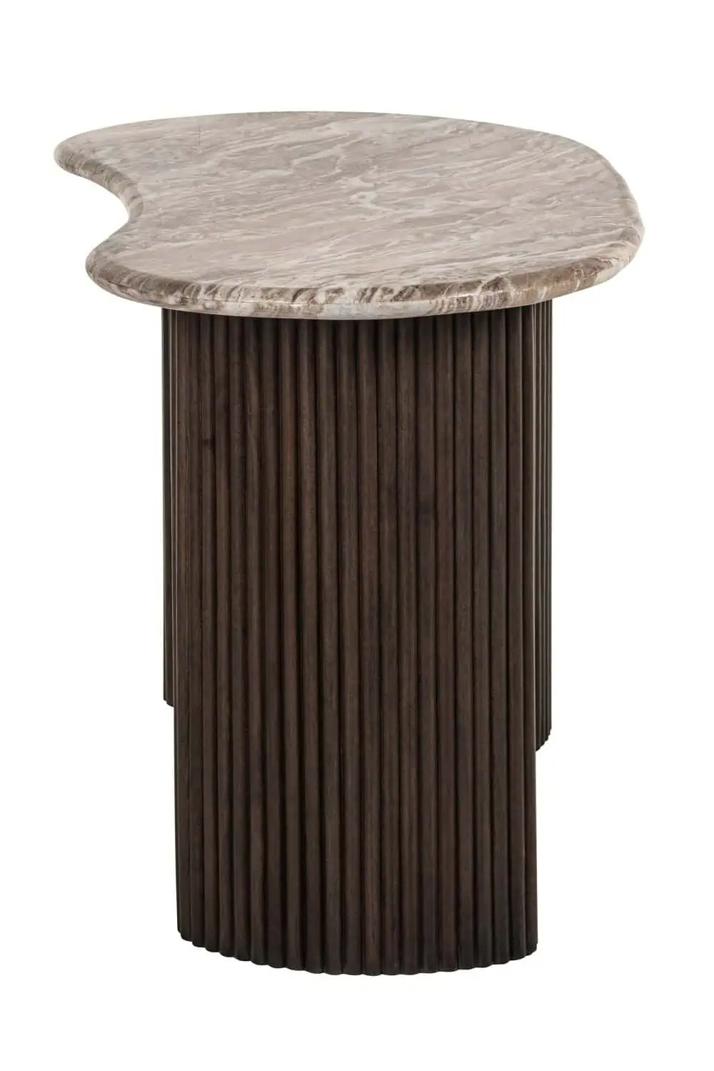 Curved Marble Desk | Richmond Interiors Rashford | Oroa.com