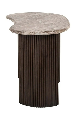 Curved Marble Desk | Richmond Interiors Rashford | Oroa.com