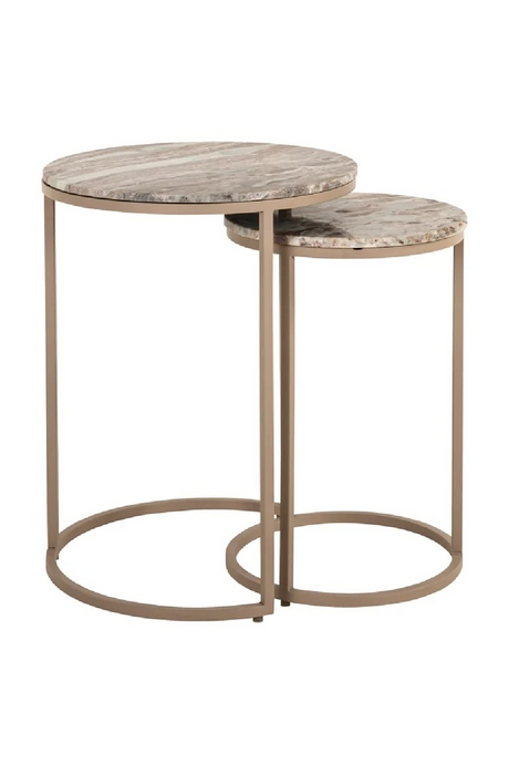 Marble Nested End Tables (2) | Richmond Interiors Fairfax | Oroa.com