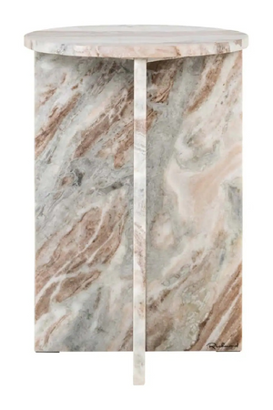 Pink Marble End Table | Richmond Interiors Vevey | Oroa.com