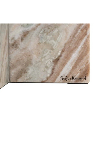 Pink Marble End Table | Richmond Interiors Vevey | Oroa.com