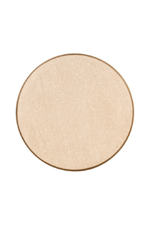 Beige Porcelain Pedestal End Table | Richmond Interiors Selly | Oroa.com