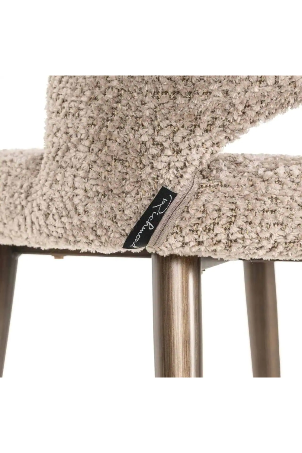 Beige Cut-Out Counter Stool | Richmond Interiors Delphine | Oroa.com