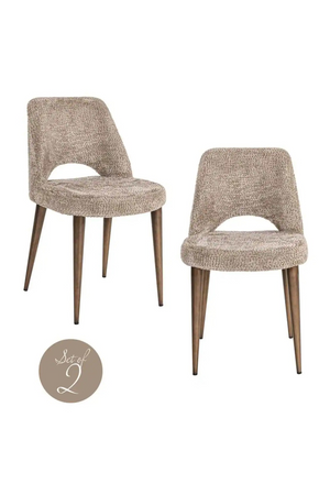 Cut-Out Cream Dining Chairs (2) | Richmond Interiors Delphine