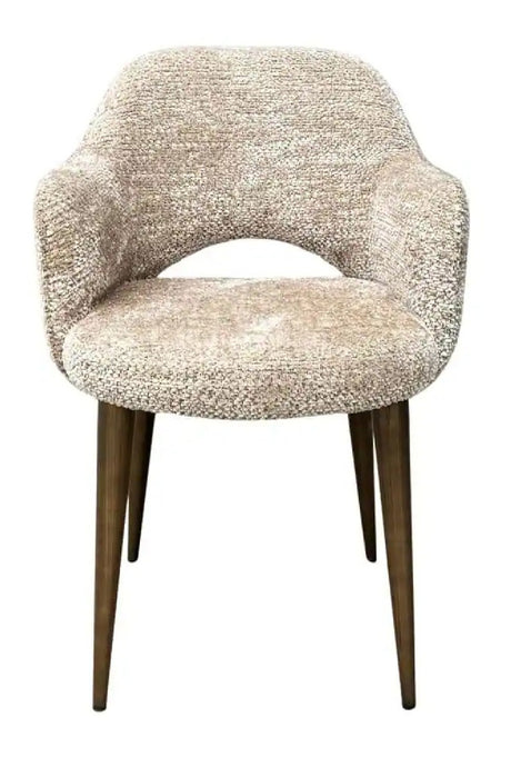 Cream Cut-Out Dining Armchair | Richmond Interiors Delphina | Oroa.com