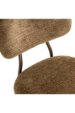 Brown Fabric Counter Stools (2) | Richmond Interiors Xenia | Oroa.com