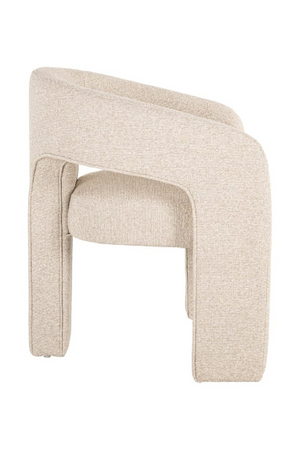 Cream Cut-Out Lounge Chair | Richmond Interiors Belle | Oroa.com
