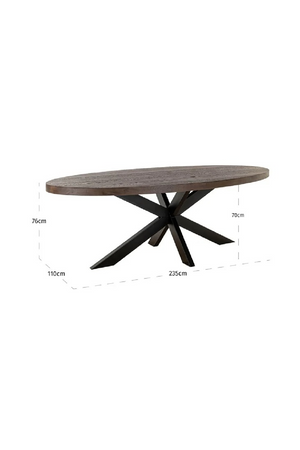 Oval Oak Dining Table S | Richmond Interiors Watson | Oroa.com