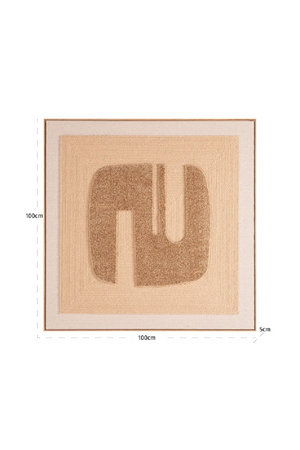 Linen Abstract Wall Art | Richmond Interiors Seda | Oroa.com