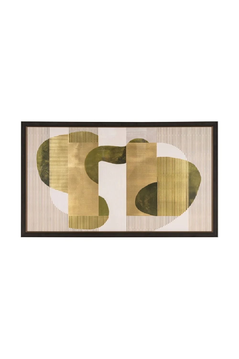 Green and Gold Abstract Wall Art | Richmond Interiors Joylin | Oroa.com