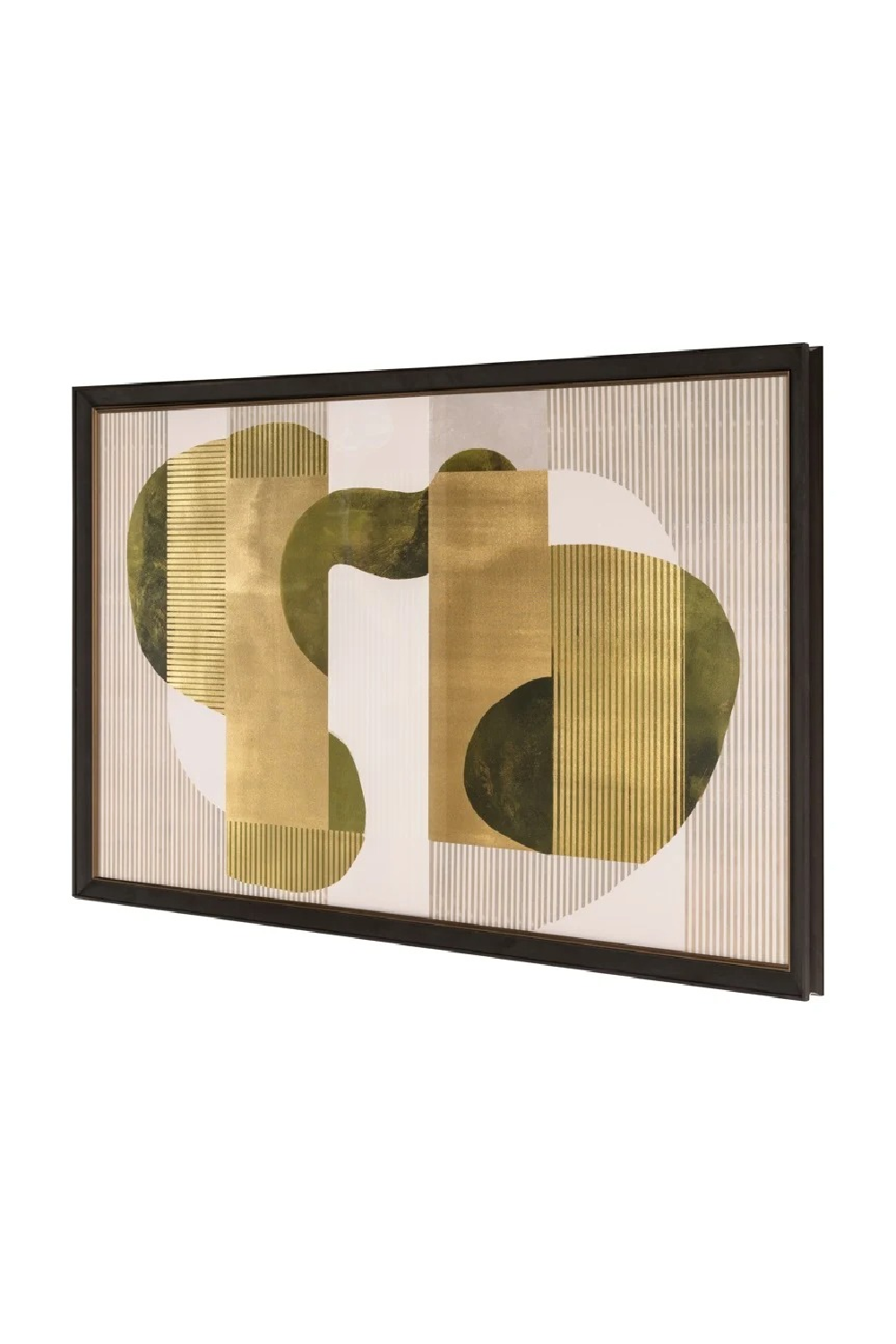 Green and Gold Abstract Wall Art | Richmond Interiors Joylin | Oroa.com