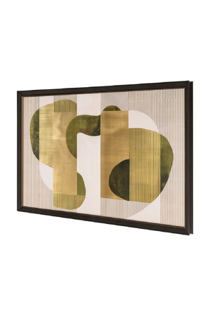 Green and Gold Abstract Wall Art | Richmond Interiors Joylin | Oroa.com