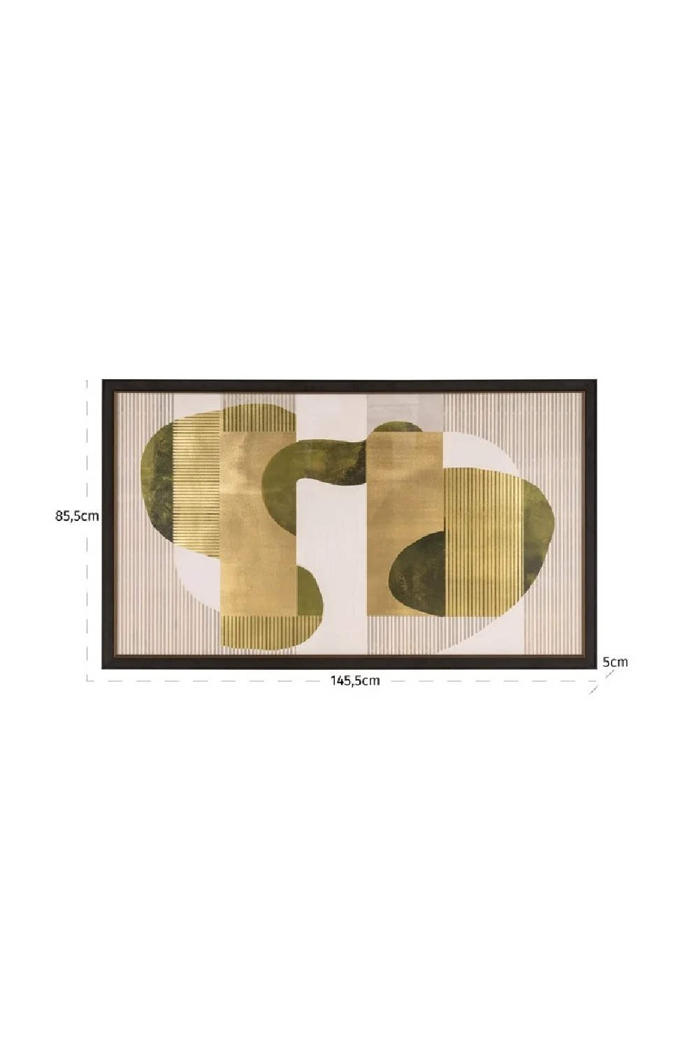 Green and Gold Abstract Wall Art | Richmond Interiors Joylin | Oroa.com