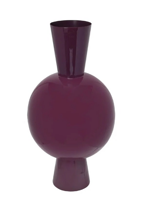 Red Conical Sphere Vase | Richmond Interiors Arvine | Oroa.com